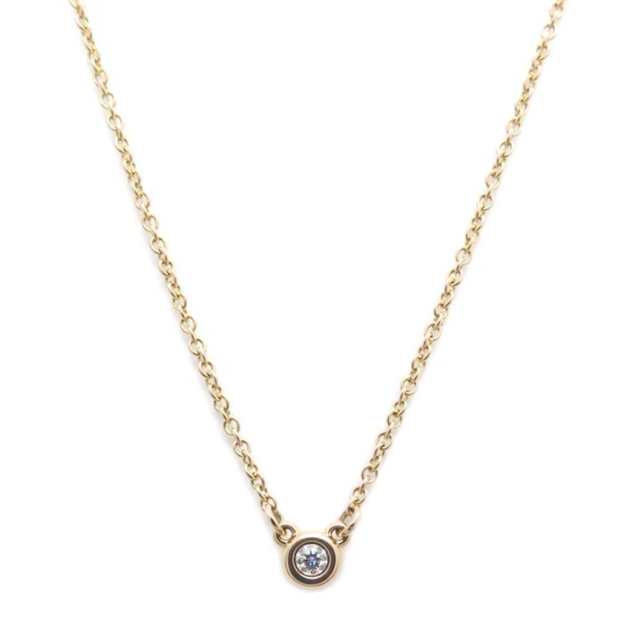 Tiffany 18k Gold Diamond Necklace